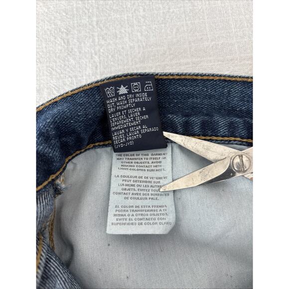 Y2K Tommy Hilfiger Vintage Relaxed Fit Classic Straight 2005 34x34 Men’s Jeans - Picture 9 of 16